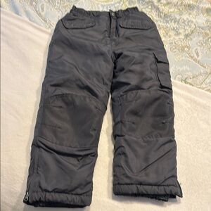 Kids Dark Gray Snow Pants